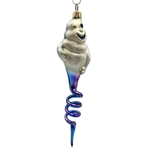 Christopher Radko Ghost Spirit Swirl Halloween Christmas Tree Ornament 99-070-0 - Picture 4 of 12